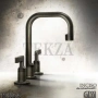 Gessi INCISO Смеситель для раковины средний, без гарнитура 58014-707, Black Metal brushed