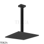 Gessi Rettangolo shower Верхний душ с потолочным кронштейном под размер 15199-706, Black Metal PVD