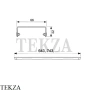 TECEdrainline lines 100 Решетка из нержавеющей стали 601020, сталь полированная