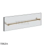 Gessi Pelle Tresse Полотенцедержатель для крепления на стекло, 60 см 78715-448, Crème/ Deep Bronze Br. PVD