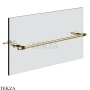 Gessi Jacqueline Полотенцедержатель для крепления на стекло, 45 см 77513-710, шампань глянец