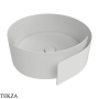 Flaminia Roll раковина накладная 44×44×17 см, белый Latte матовый