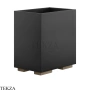 Gessi Rettangolo Ведерко, корзина для мусора, цвет черный 20991-761, Coffee Bronze Brushed PVD