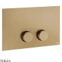Gessi Incastri Клавиша смыва для инсталляции Geberit Sigma 8 и Sigma 12 75611-726, бронза Brushed