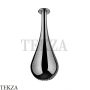 Gessi Goccia Потолочная каплевидная душевая лейка 33751-124, Black Metal глянец