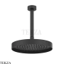 Gessi Incastri Верхняя лейка D25 с потолочным кронштейном под размер 63053-299, черный матовый
