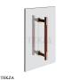 Gessi Pelle Tresse Полотенцедержатель для крепления на стекло, 20 см, 78730-444, Red Cherry/ Copper PVD