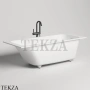 SALINI ORLANDA KIT Ванна встраиваемая S-Sense, щелевой слив 102111G, белый глянцевый