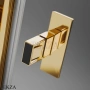 Radaway Nes DWJS Душевая дверь 140 см, левая L, 10038140-09-01L, золото глянец