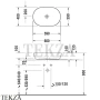 Duravit LUV Раковина накладная, без перелива 0379600000, белый глянец