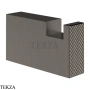 Gessi Inverso Diamantato Крючок для халата и полотенца 73621-707, Black Metal Brushed PVD