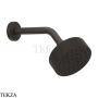 Gessi ANELLO Верхняя лейка D11,8 см с кронштейном 63354-707, Black Metal Brushed PVD