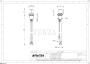 Fantini Flora Рычаг управления настольный для излива 76P5J795, Matt Gun Metal PVD
