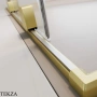 Radaway Furo KDJ Душевая дверь 52,2 см, правая, 10104522-98-01R, брашированное светлое золото