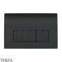 Geberit Delta50 Клавиша смыва, пластик для бачка UP100 115.119.DW.1, черный глянец