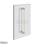 Gessi Perle Полотенцедержатель для крепления на стекло, 30 см 74631-720, никель глянец