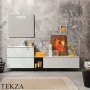 ARTELINEA DOMINO44 Мебель для ванной комнаты, отделка фасадов стекло