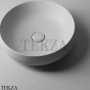 Sitega OSNO 430 Раковина накладная круглая, с донным клапаном OSNO 430 - White