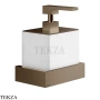 Gessi Rettangolo Дозатор для жидкого мыла или лосьона, белый 20813-761, Coffee Bronze Brushed PVD