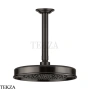 Gessi VENTI20 Верхний душ 200 с потолочным креплением под размер 65150-707, Black Metal Brushed PVD