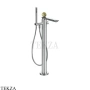 Gessi Perle Смеситель для ванны напольный, внешняя часть 74529-031, хром глянец