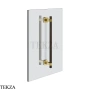 Gessi Jacqueline Полотенцедержатель для крепления на стекло, 30 см 77733-727, шампань Brushed