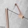 Radaway Modo PNJ Шторка на ванну неподвижная одностворчатая 50 см, 10006050-93-01, брашированная медь