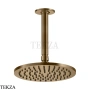 Gessi INCISO SHOWER Верхняя душевая лейка с кронштейном под размер 58150-791, Deep Bronze Br. PVD