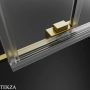 Radaway Idea DWD Дверь в нишу раздвижная двустворчатая 170 см, 387127-98-01, брашированное светлое золото