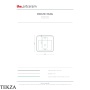 ArtCeram Rodolfo раковина подвесная/накладная The.Saniglaze ROL004 17 34, чёрный матовый