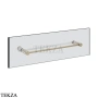 Gessi Pelle Tresse Полотенцедержатель для крепления на стекло, 45 см 78713-432, Crème/ Finox Br. Nickel