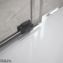 Radaway Idea S1 Боковая стенка 120 см, правая, 387054-54-01R, черный матовый