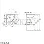 Villeroy & Boch O.NOVO Раковина угловая, с переливом 73274001, белый глянец