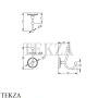 Devon&Devon DOROTHY Вешалка двойная DOR413CR DOR413CR, хром глянец