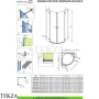 Radaway Essenza Pro PDD Душевая дверь 80 см, правая часть уголка, 10095080-93-01R, брашированная медь