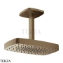 Gessi Jacqueline Верхняя регулируемая лейка с потолочным кронштейном 77151-761, бронза Coffee