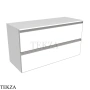 Flaminia Cubika тумба под раковину подвесная 95×37×50 см, 2 ящика, белый матовый