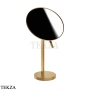 Gessi Pelle Tresse Зеркало косметическое поворотное х2, без подсветки 74573-726, Warm Bronze Br. PVD