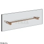 Gessi Incastri Полотенцедержатель для крепления на стекло, 30 см 75511-708, медь Brushed