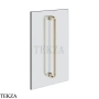 Gessi Perle Полотенцедержатель для крепления на стекло, 45 см 74633-149, нерж. сталь Brush / никель Brushed