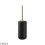Gessi Goccia Ершик напольный, черная керамика 38044-726, Warm Bronze Br. PVD