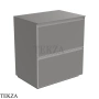 Flaminia Cubika тумба под раковину напольная 70×50×78,5 см, 2 ящика, серый Grey матовый