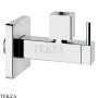 Gessi TOTAL LOOK Запорный клапан с фильтром, квадратный 01412-031, хром глянец