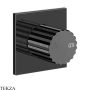 Gessi Incastri Запорный клапан для душевого смесителя, внешняя часть 75364-706, black хром глянец