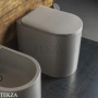 Flaminia Astra сиденье с крышкой SLIM с микролифтом 35,5×45,5×3,6 см, серый Cenere матовый