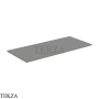 Flaminia Cubika столешница для ванной, цена за длину 100 см 100×38×1,2 см, серый Grey матовый