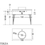 ARMADI ART LUCIDO Тумба под раковину 100 см 770-100-GR, глянцевый графит