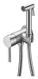 Boheme Uno Гигиенический душ в комплекте со смесителем, Uno 467-NB Nickel Brush