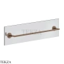 Gessi ANELLO Полотенцедержатель для крепления на стекло, 60 см 63828-708, Copper Brushed PVD