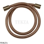 Gessi Шланг душевой металлический двойной фальцовки 150 см 01724-761, Coffee Bronze Brushed PVD